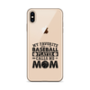 My Favorite Baseball Player Calls Me Mom Clear Case for iPhone®