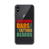 Awesome Dads Tattoos Beards Clear Case for iPhone®