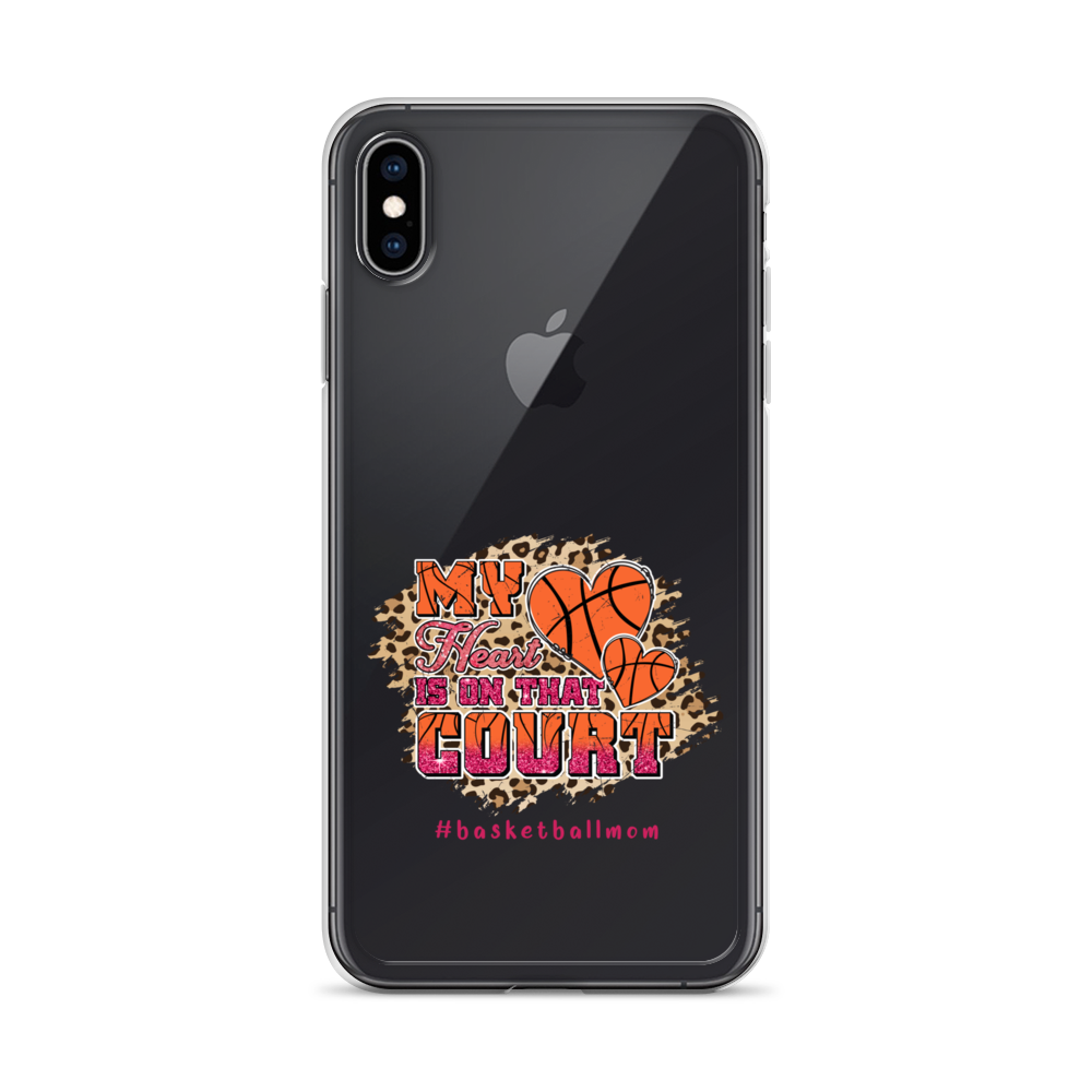 My Heart Is On That Court Clear Case for iPhone®