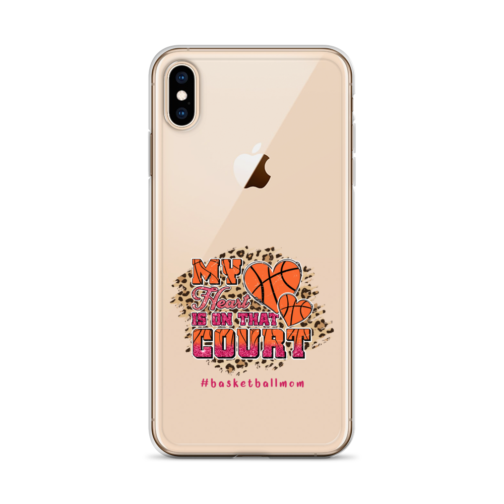 My Heart Is On That Court Clear Case for iPhone®