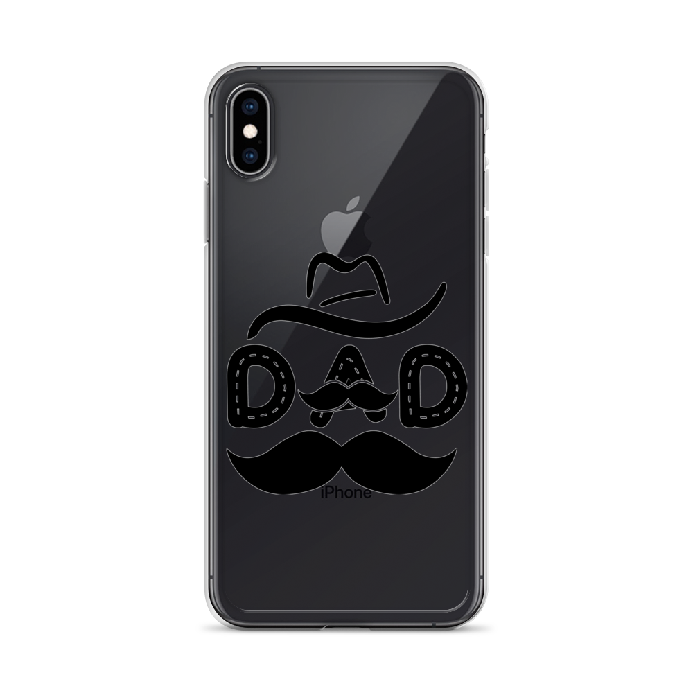 Dad Cowboy Clear Case for iPhone®