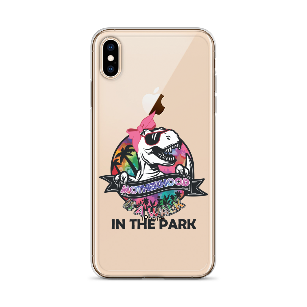 Motherhood Is A Walk In The Park Clear Case for iPhone®