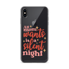 All Mom Wants Is A Silent Night Clear Case for iPhone®