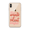 All Mom Wants Is A Silent Night Clear Case for iPhone®