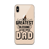 My Greatest Blessing Call Me Dad Clear Case for iPhone®