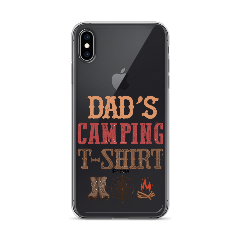 Dad's Camping T-Shirt Clear Case for iPhone®