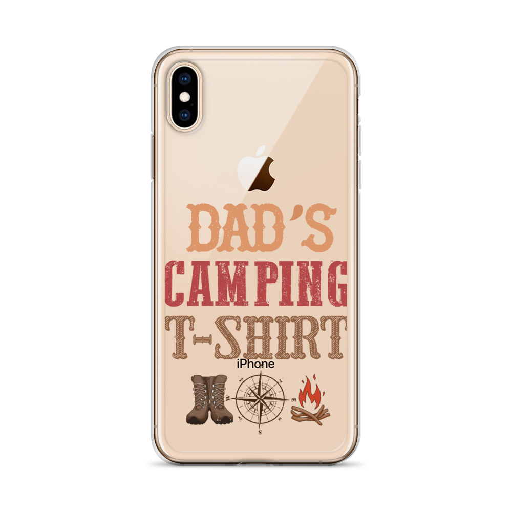 Dad's Camping T-Shirt Clear Case for iPhone®