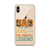 Dad The Man The Myth The Fishing Legend Clear Case for iPhone®