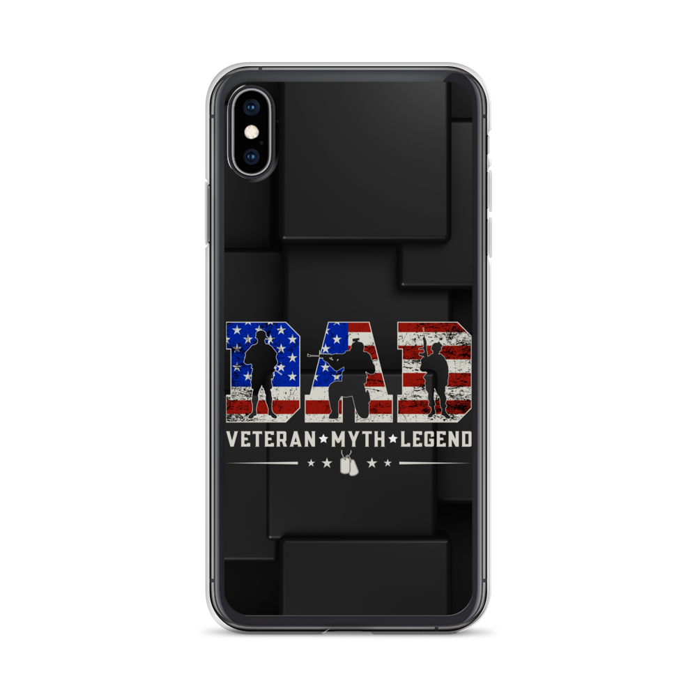 Dad Veteran Myth Legend Clear Case for iPhone®