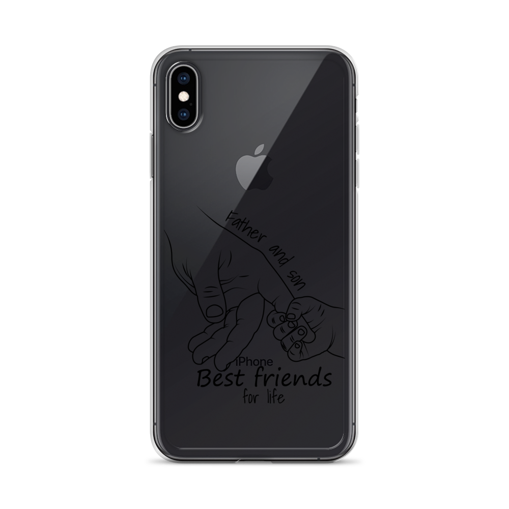 Father And Son Best Friends For Life Clear Case for iPhone®