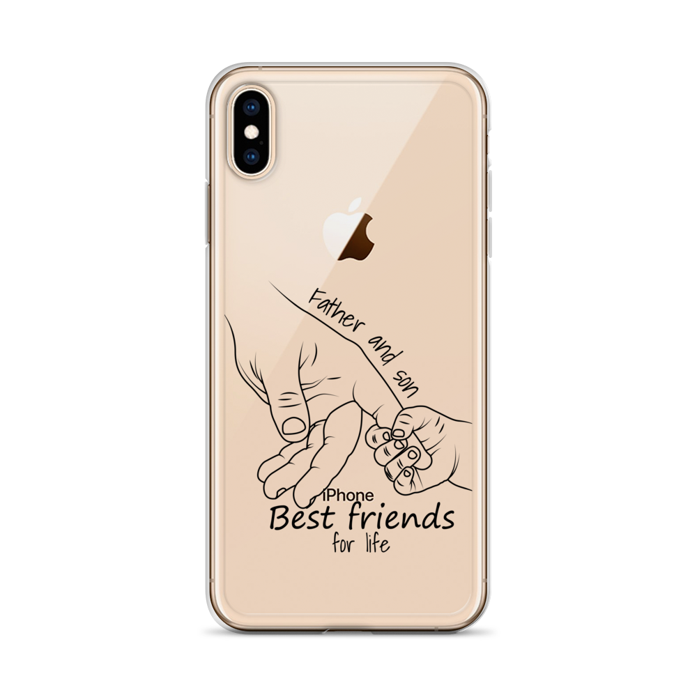 Father And Son Best Friends For Life Clear Case for iPhone®