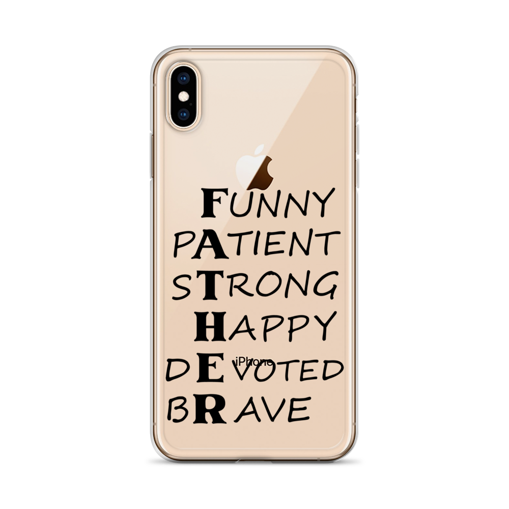 Funny Patient Strong Happy Devoted Brave Clear Case for iPhone®