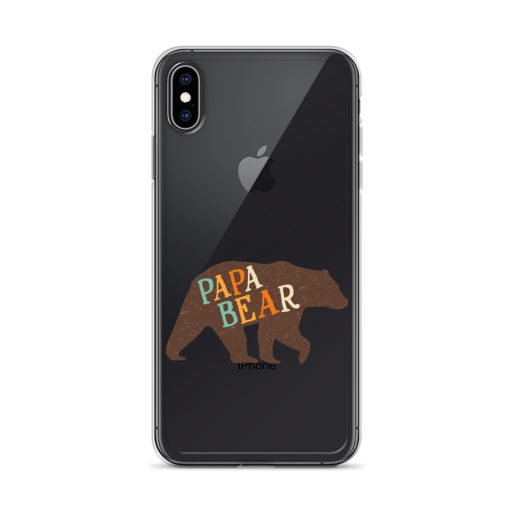 Papa Bear Clear Case for iPhone®