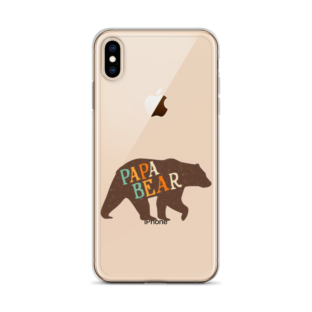 Papa Bear Clear Case for iPhone®