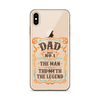 Dad Best Number 1 The Man The Myth The Legend Clear Case for iPhone®