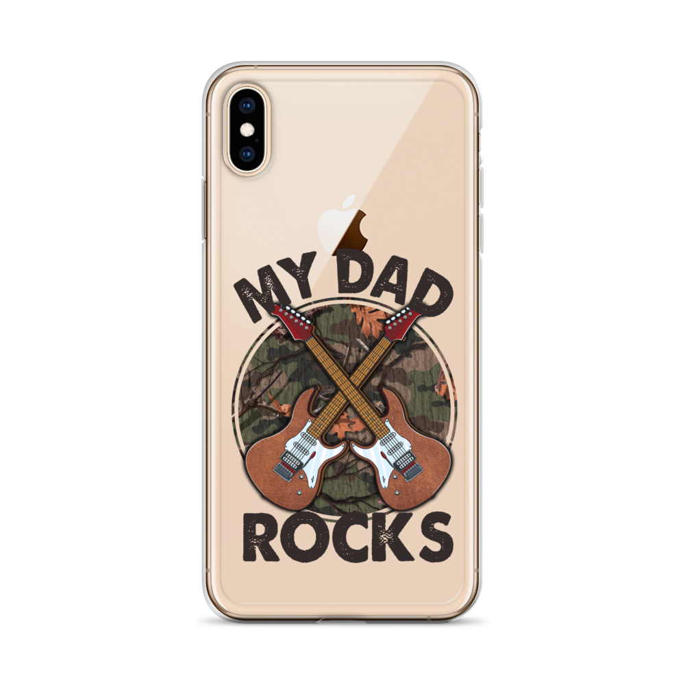 My Dad Rocks Clear Case for iPhone®