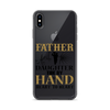 Father And Daughter Tide By Hand Heart To Heart Clear Case for iPhone®