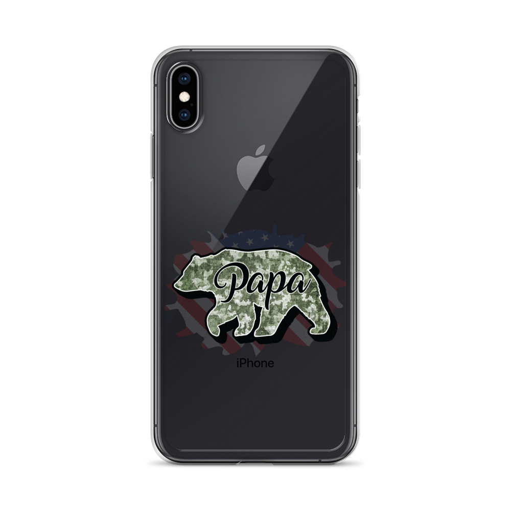 Bear Papa Clear Case for iPhone®