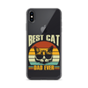 Best Cat Dad Ever Clear Case for iPhone®