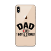 Dad Of 1 Boy And 2 Girls Clear Case for iPhone®