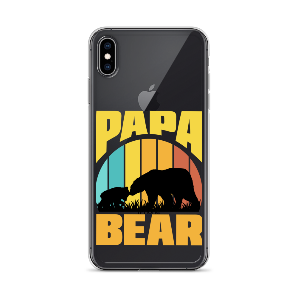 Papa Bear Clear Case for iPhone®