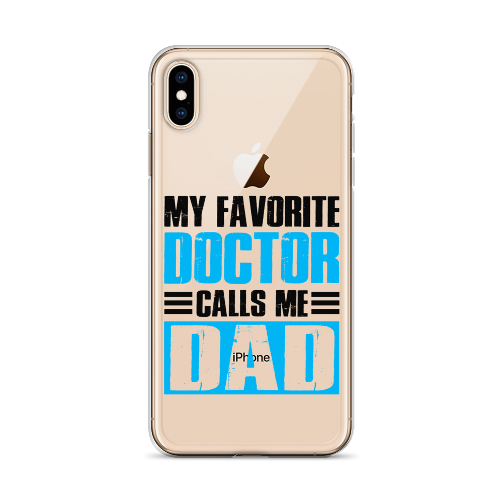 Mer Dad Don't Mess With My Mermaid Clear Case for iPhone®