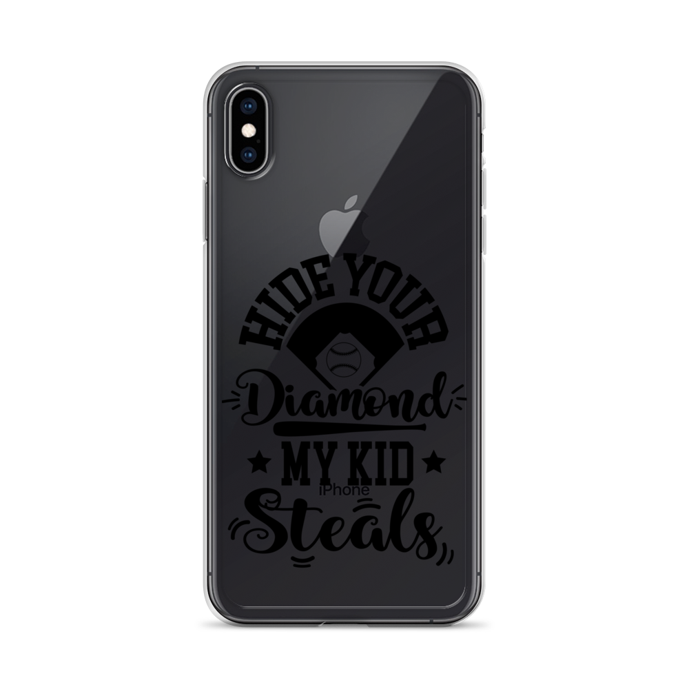 Hide Your Diamond My Kid Steals Clear Case for iPhone®