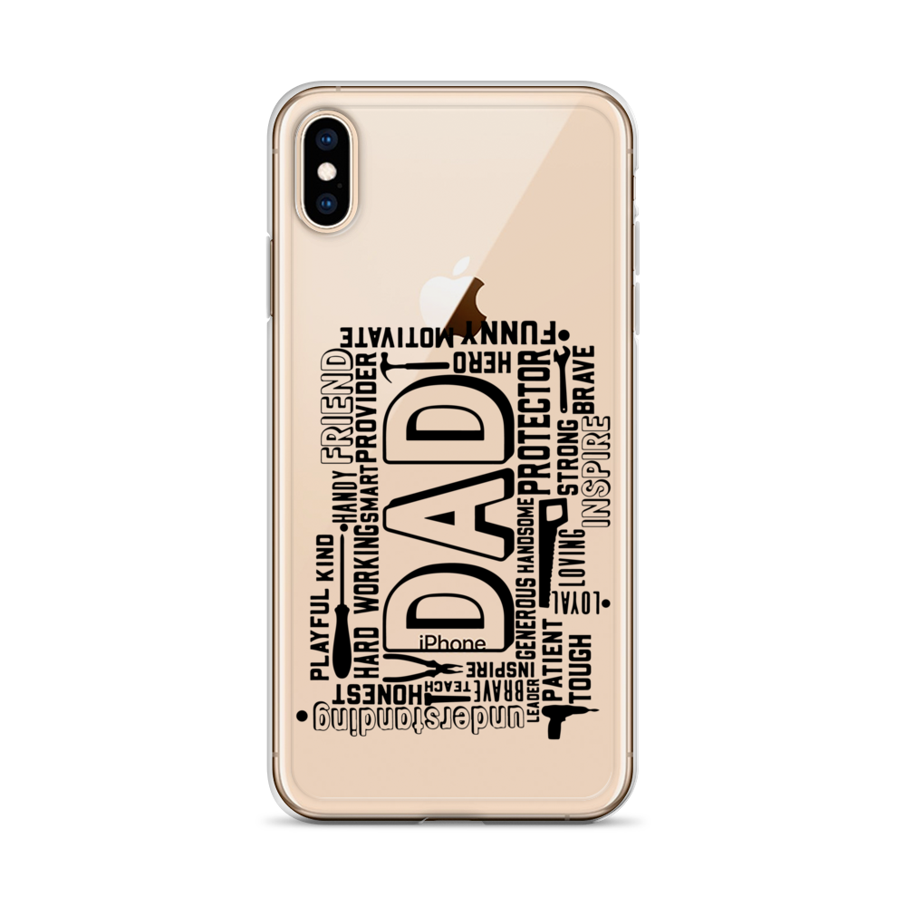 Dad Hardworking Smart Provider Friend Clear Case for iPhone®