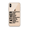 Father Hardworking funny Wise Strong Clear Case for iPhone®