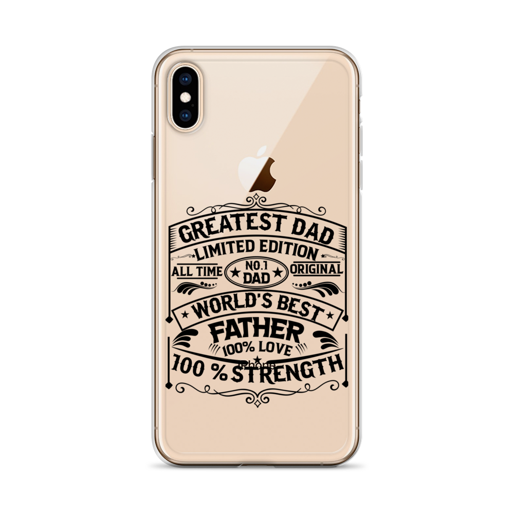 Greatest Dad Limited Edition All Time Clear Case for iPhone®