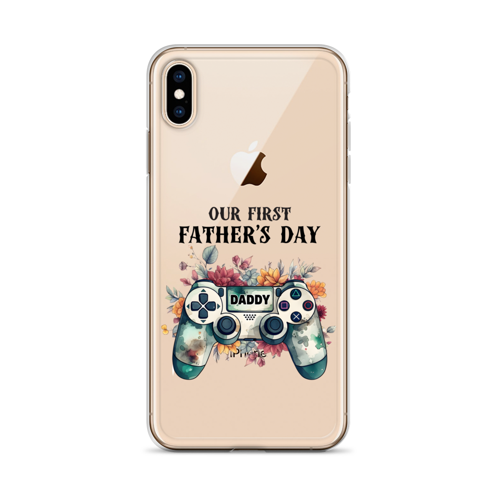 Our First Father's day Clear Case for iPhone®