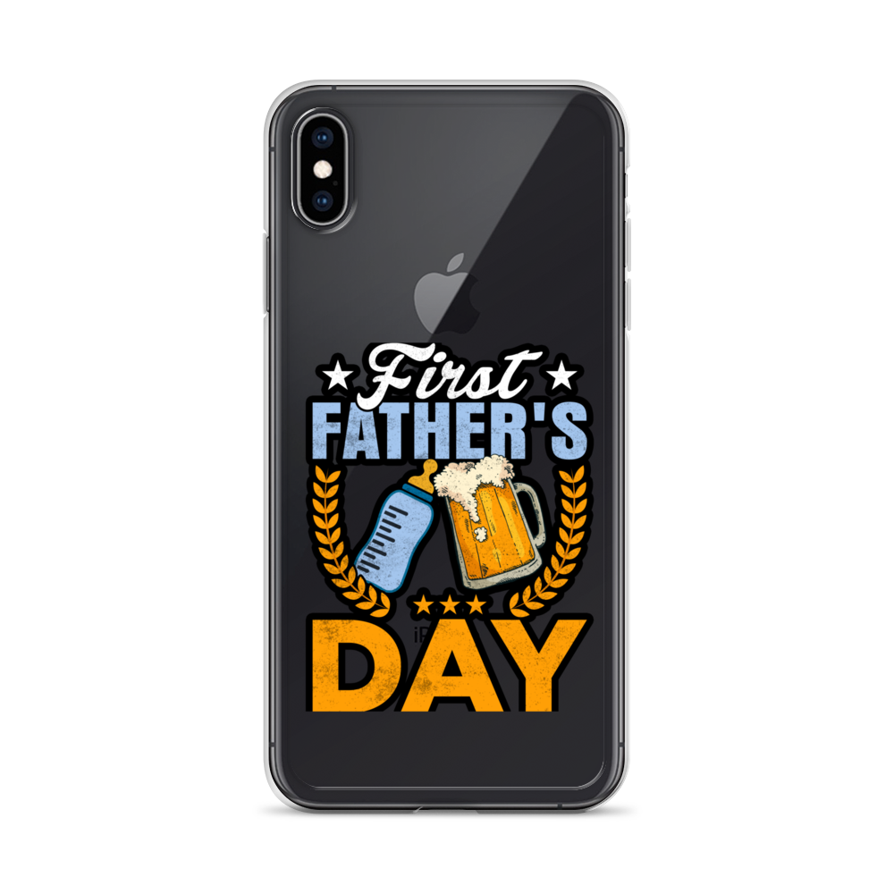 First Father's Day Clear Case for iPhone®