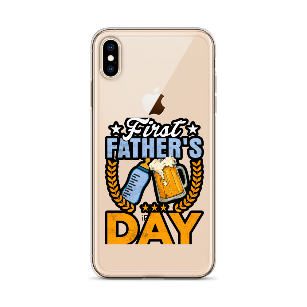 First Father's Day Clear Case for iPhone®