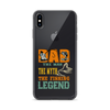 Dad The Man The Myth The Fishing Legend Clear Case for iPhone®