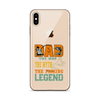 Dad The Man The Myth The Fishing Legend Clear Case for iPhone®