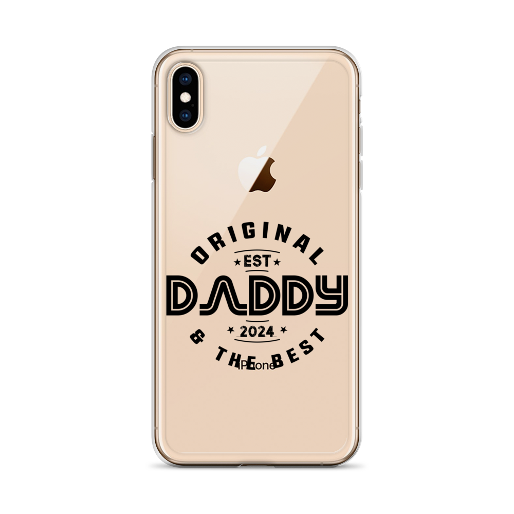 Original And The Best Daddy Establish 2024 Clear Case for iPhone®