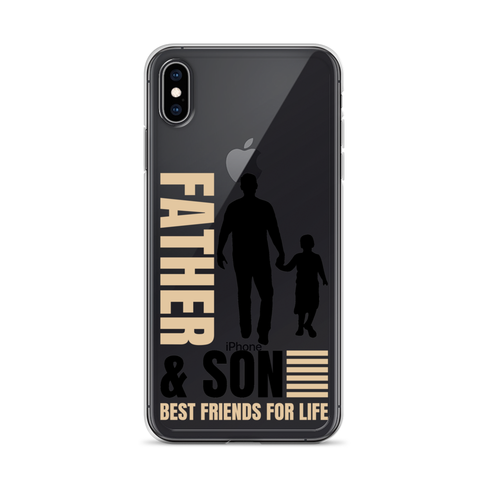 Father & Son Best Friends For Life Clear Case for iPhone®