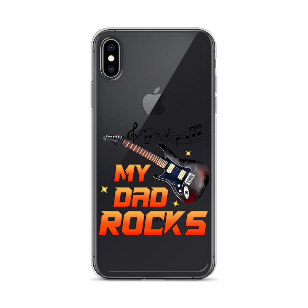 My Dad Rocks Clear Case for iPhone®