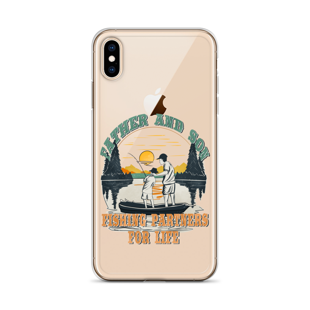 Father And Son Fishing Partners For Life Clear Case for iPhone®