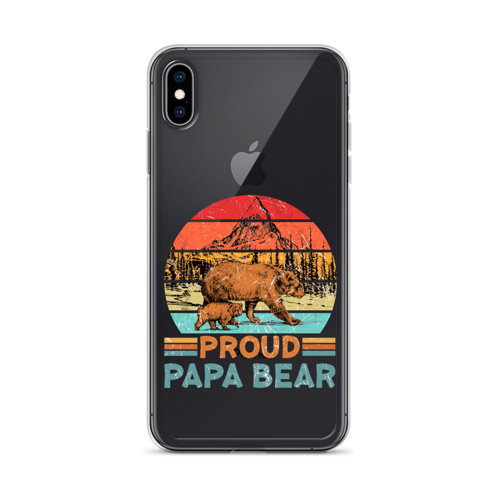 Proud Papa Bear Clear Case for iPhone®