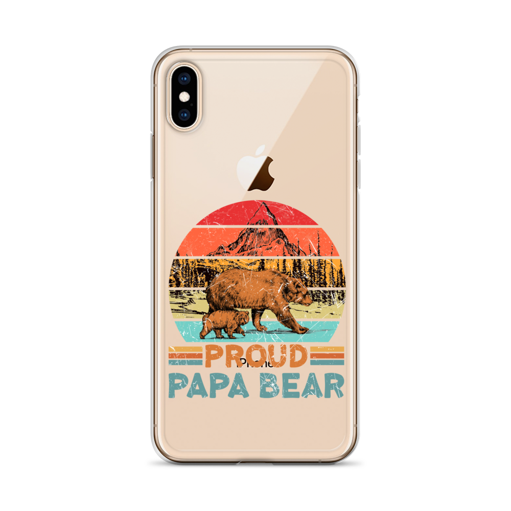 Proud Papa Bear Clear Case for iPhone®