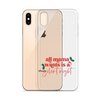 All Mama Wants Is A Silent Night Clear Case for iPhone®