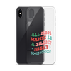 All Mama Wants Is A Silent Night Clear Case for iPhone®