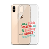 All Mama Wants Is A Silent Night Clear Case for iPhone®