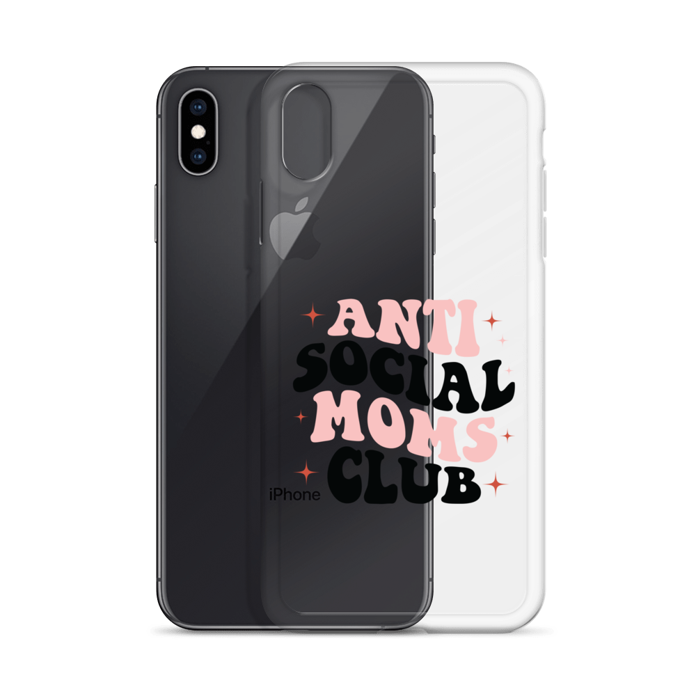 Anti Social Moms Club Clear Case for iPhone®