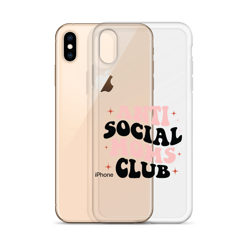 Anti Social Moms Club Clear Case for iPhone®