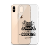 Stand Back Mom Is Cooking Clear Case for iPhone®