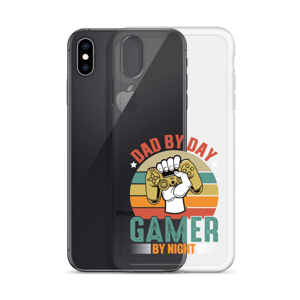 Dad By Day Gamer By Night Clear Case for iPhone®