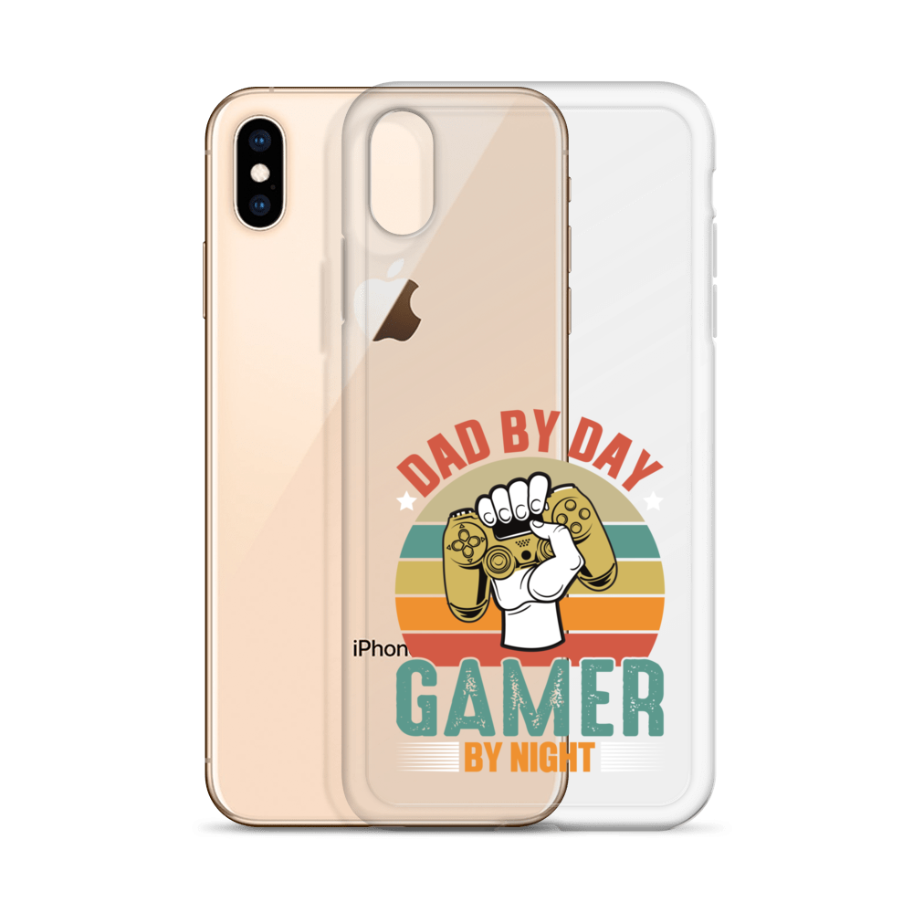 Dad By Day Gamer By Night Clear Case for iPhone®