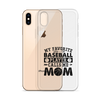 My Favorite Baseball Player Calls Me Mom Clear Case for iPhone®